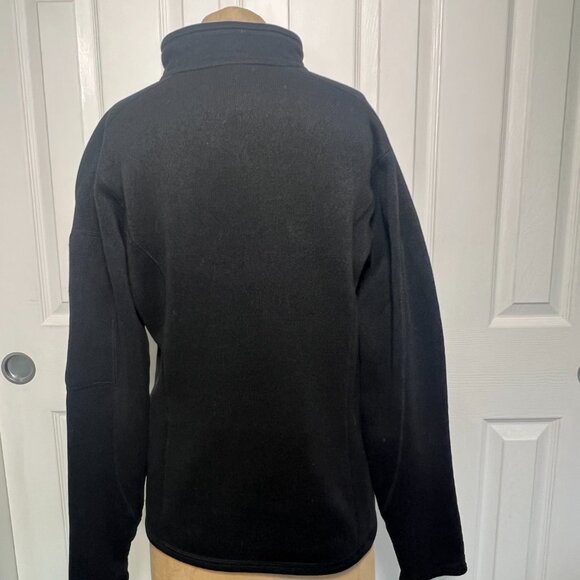 Patagonia Women's Fitted Better Sweater 1/4-Zip Fleece Black Size L. - Picture 3 of 6